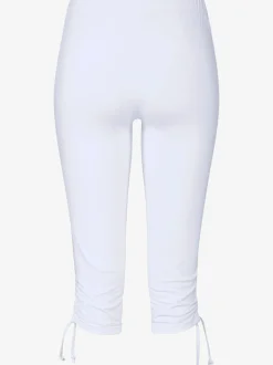 Legging corsaire ajusté avec ceinture élastique et coulisses latérales