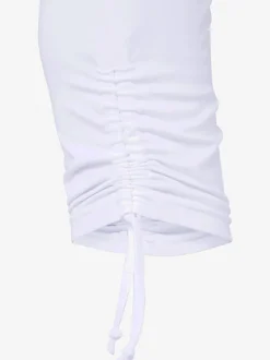 Legging corsaire ajusté avec ceinture élastique et coulisses latérales