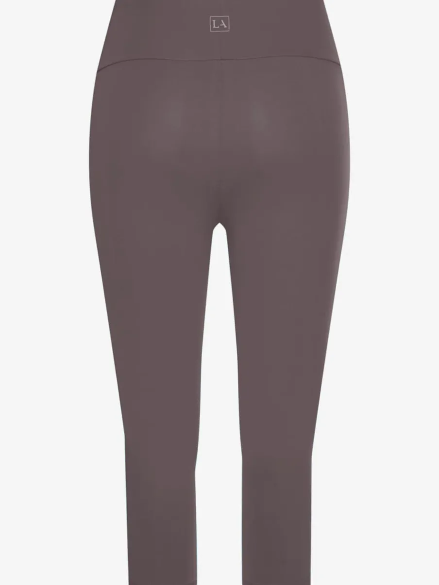 Legging corsaire avec bords-côtes et coupe élasticisée
