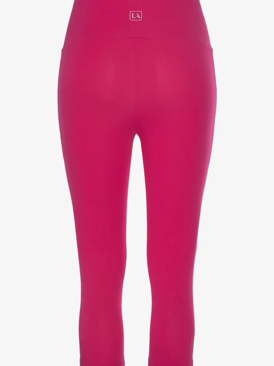 Legging corsaire avec bords-côtes et coupe élasticisée
