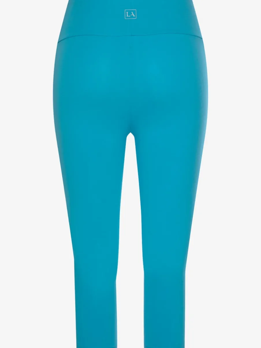 Legging corsaire avec bords-côtes et coupe élasticisée