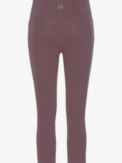 Legging corsaire en matière élastique avec large confortbund