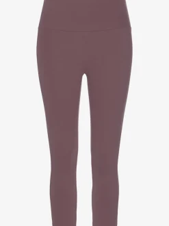 Legging corsaire en matière élastique avec large confortbund