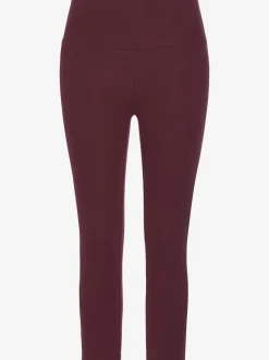 Legging corsaire en matière élastique avec large confortbund