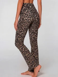 Legging de sport avec jambes évasées en qualité extensible confortable