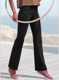Legging de sport avec jambes évasées en qualité extensible confortable