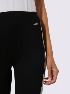 Leggings avec empiècement marbré en jersey souple extensible