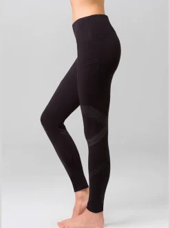Leggings avec motifs réfléchissants et poche téléphone pratique