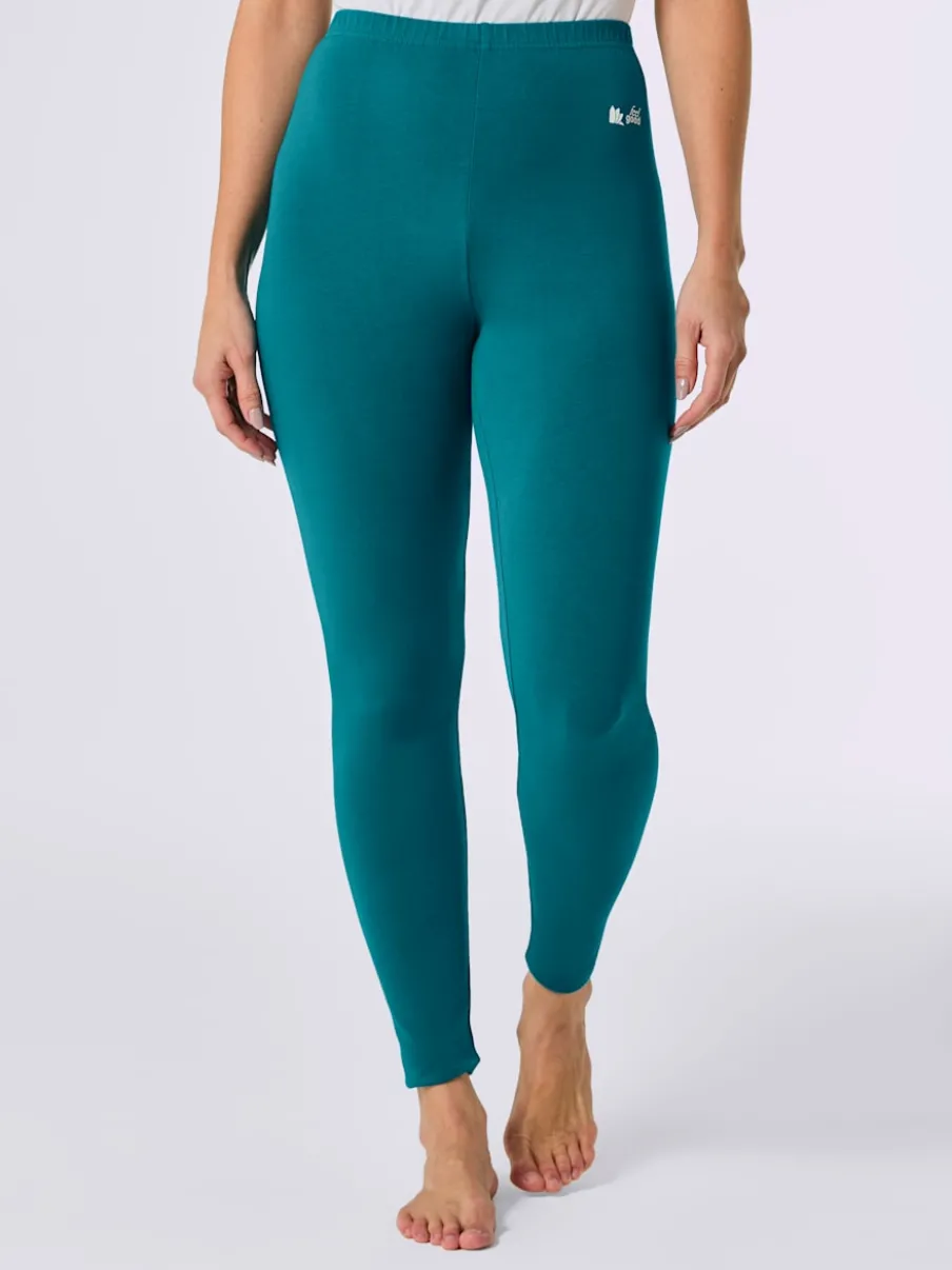 Leggings à ceinture élastique en jersey fin confortables