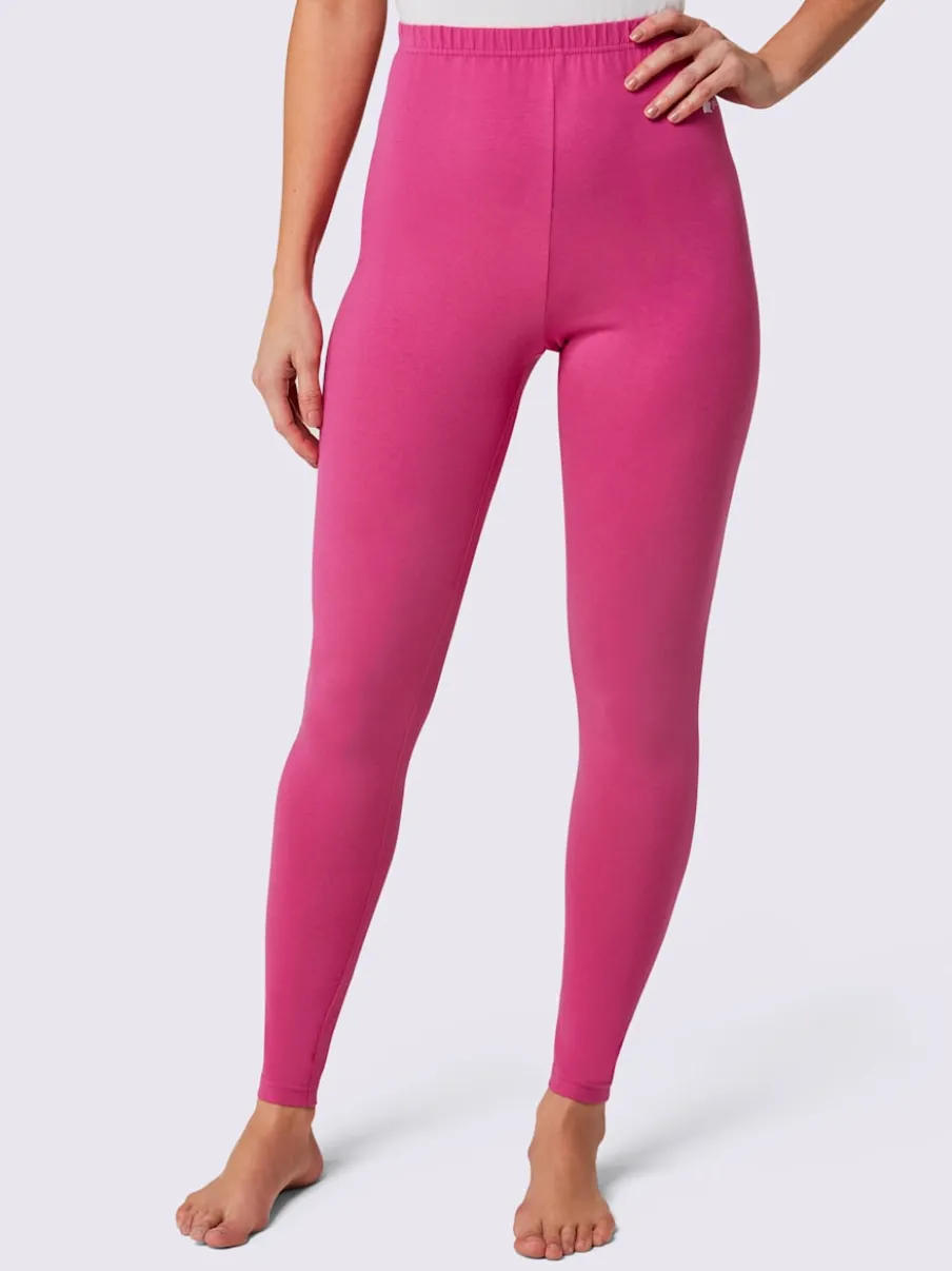 Leggings à ceinture élastique en jersey fin confortables