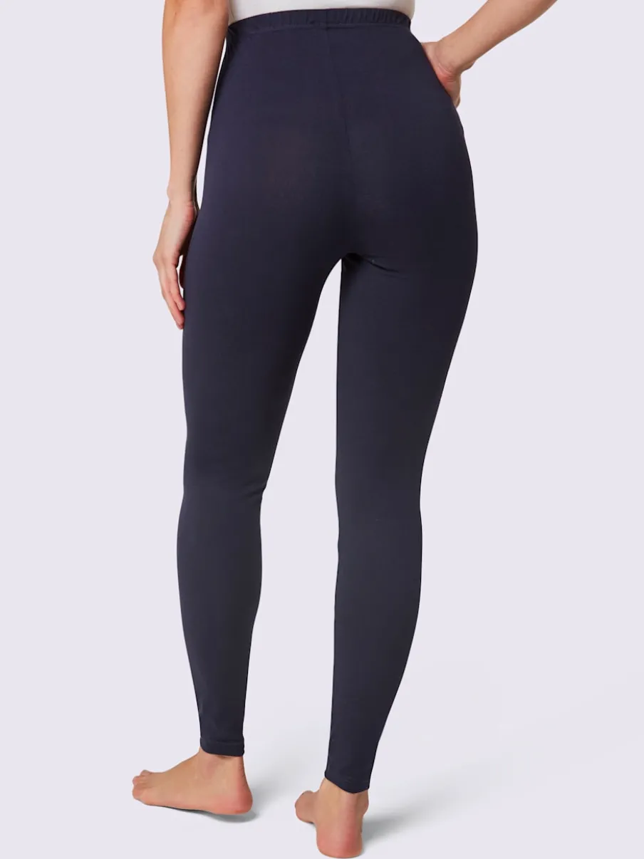 Leggings à ceinture élastique en jersey fin confortables