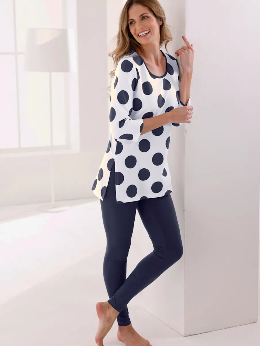 Leggings à ceinture élastique en jersey fin confortables