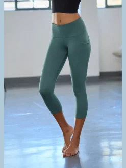 Leggings confortables avec large ruban et poches pratiques