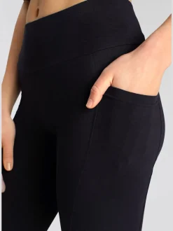 Leggings confortables avec large ruban et poches pratiques