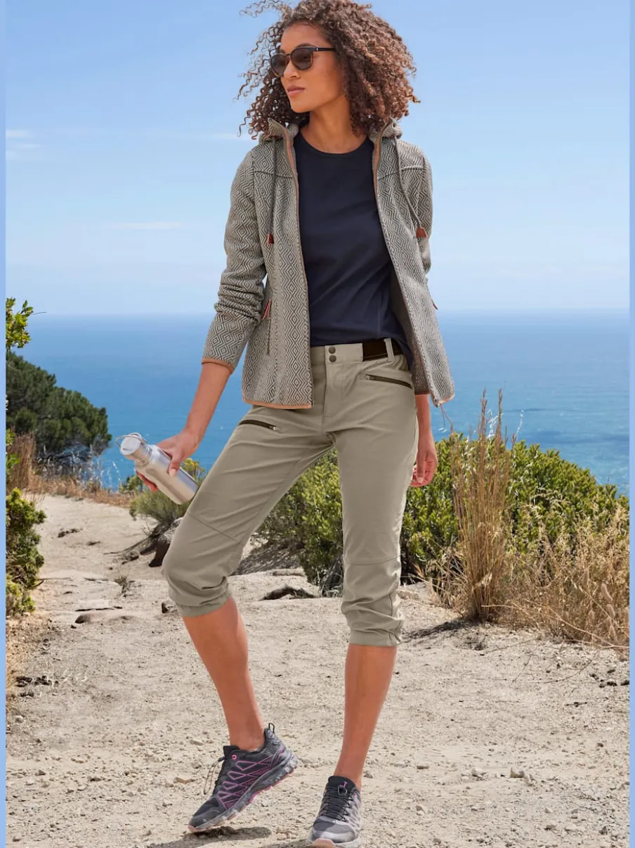 Leggings corsaires confortables avec ceinture élastique et poches