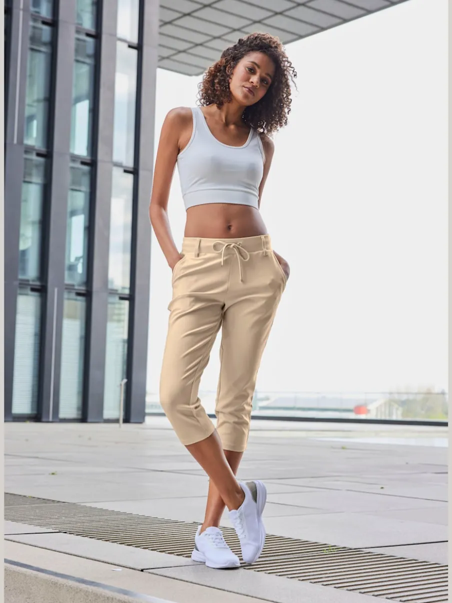 Leggings corsaires doux avec poches et lien à nouer