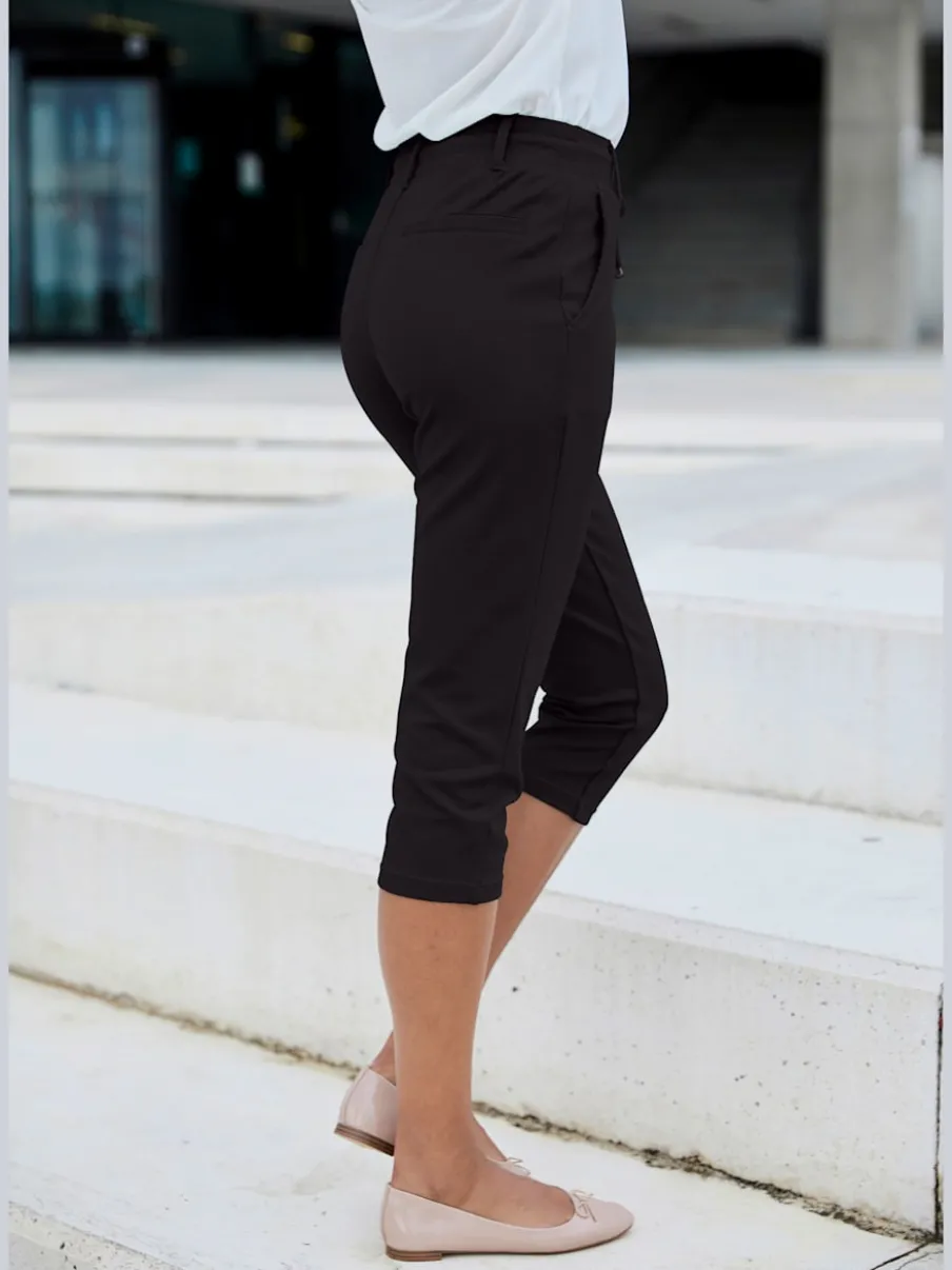 Leggings corsaires doux avec poches et lien à nouer