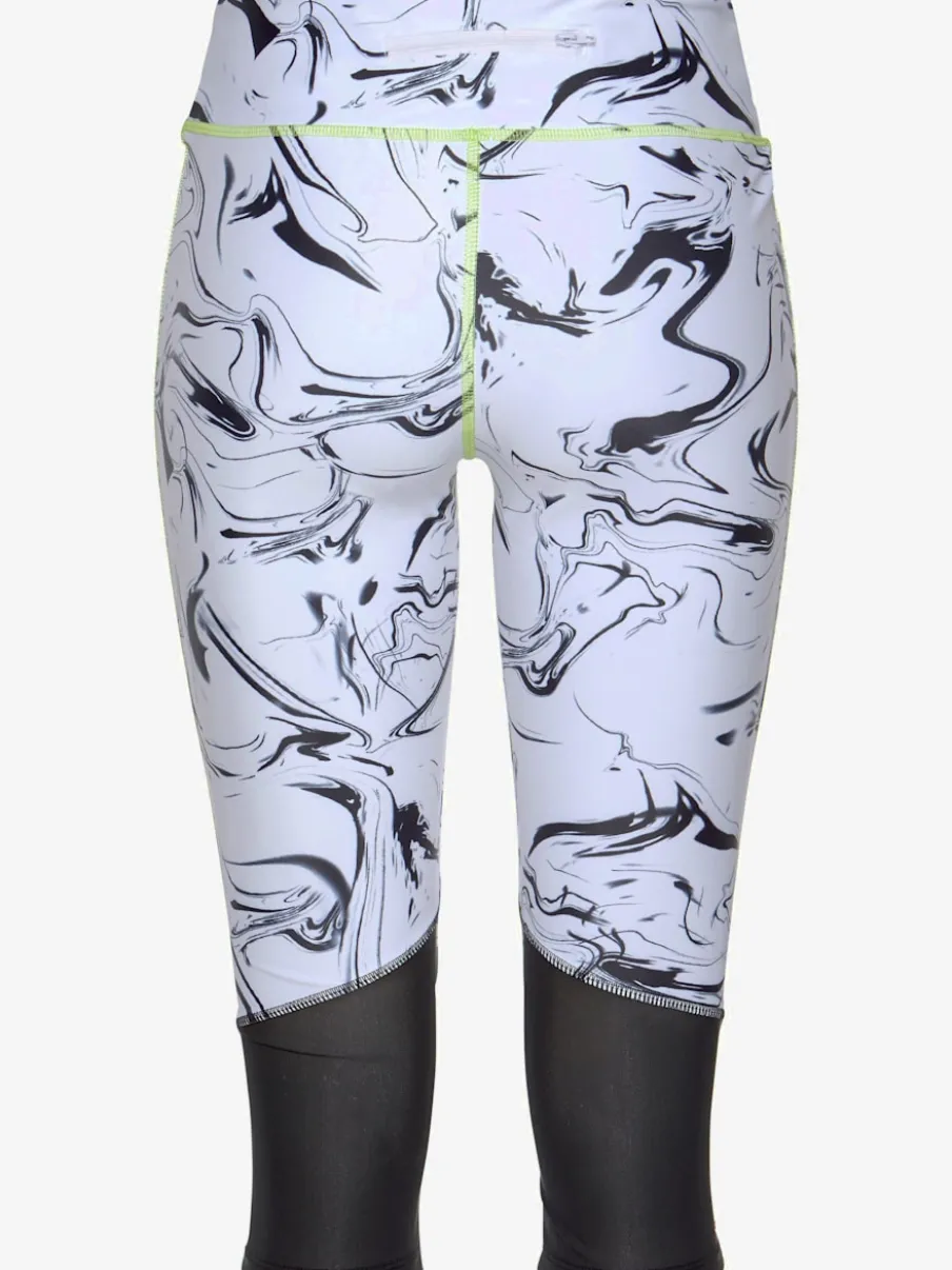 Leggings corsaires à empiècements pour le fitness sportifs