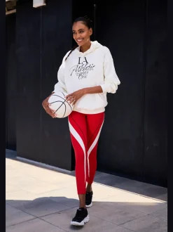 Leggings de sport avec empiècements latéraux et poche arrière