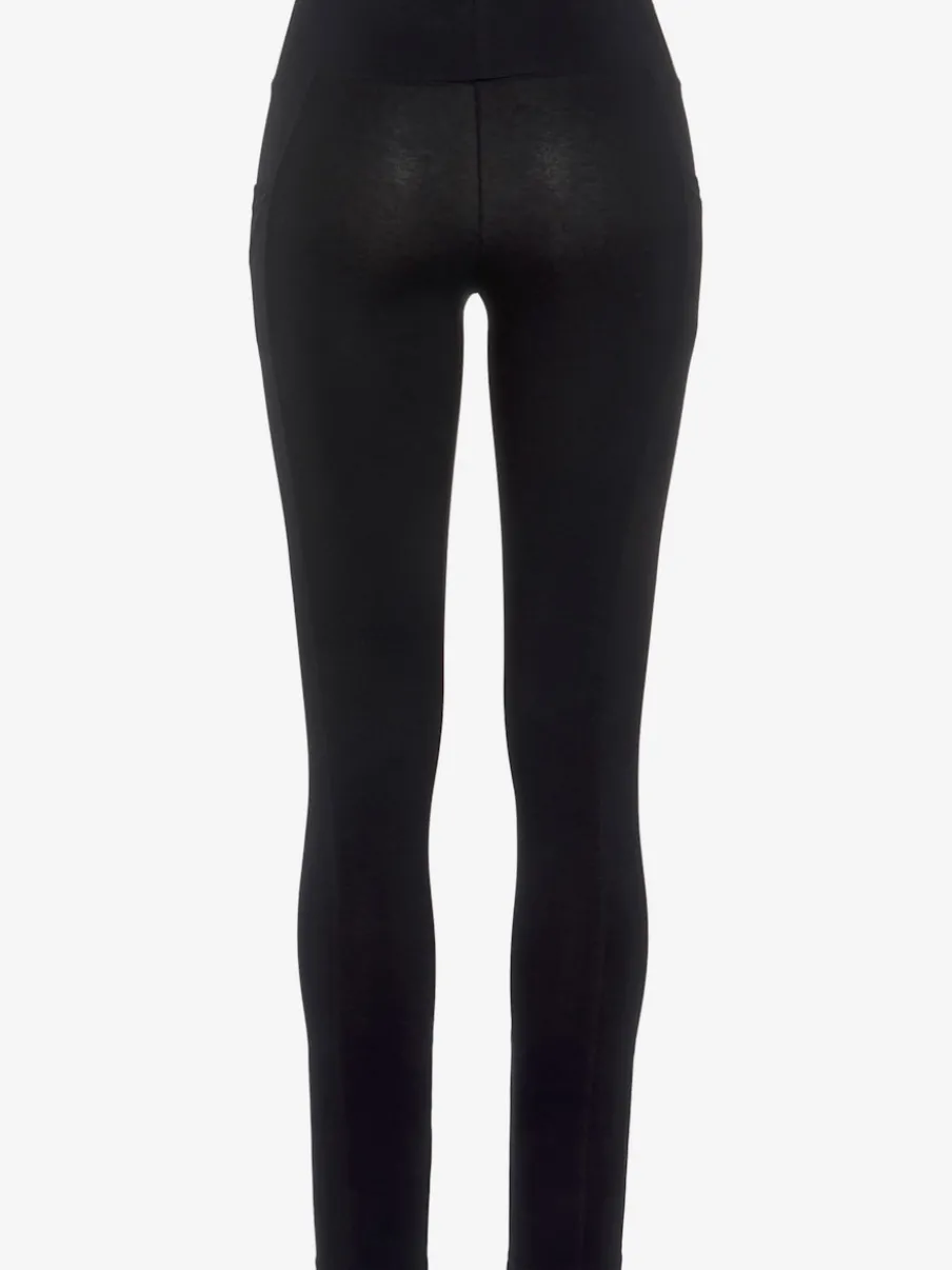Leggings en coton avec deux poches pratiques élastiques