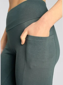 Leggings en coton avec deux poches pratiques élastiques