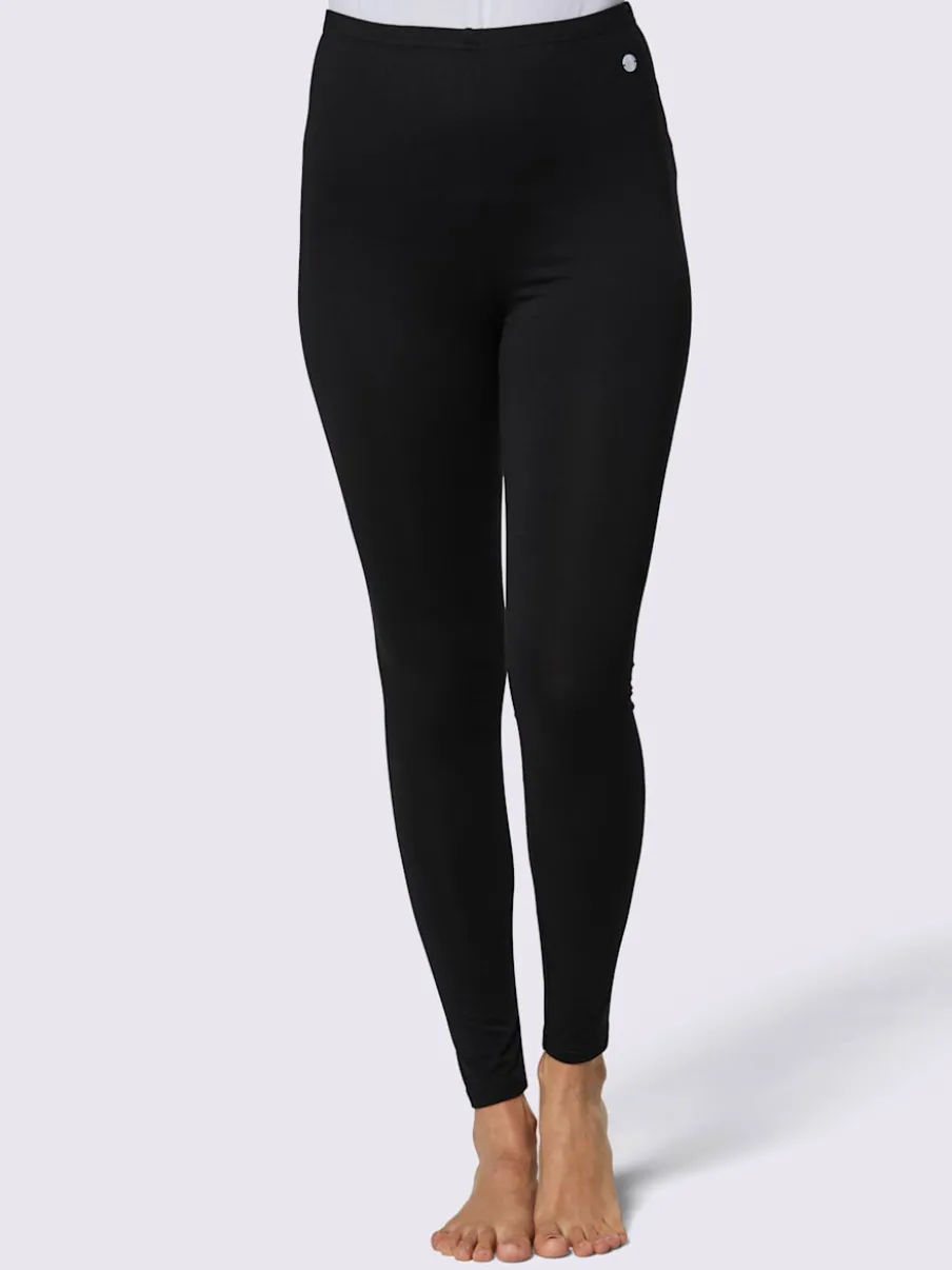Leggings en modal à motifs géométriques avec ceinture élastique