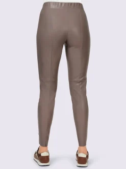 Leggings en synthétique avec coutures de séparation soignées