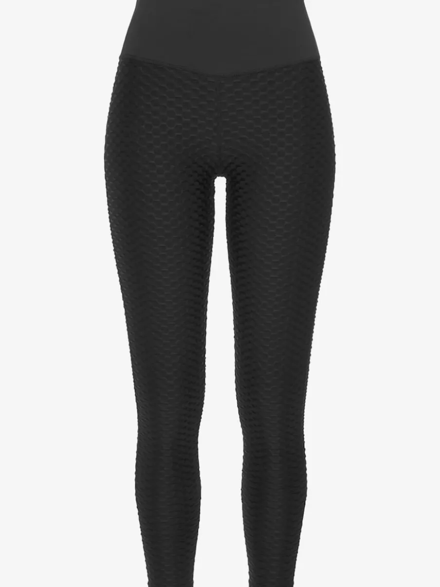 Leggings technique au design nid d'abeille confortable respirant