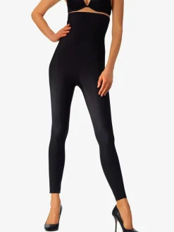 Legging taille haute à effet modelant et opaque