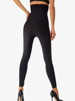 Legging taille haute à effet modelant et opaque