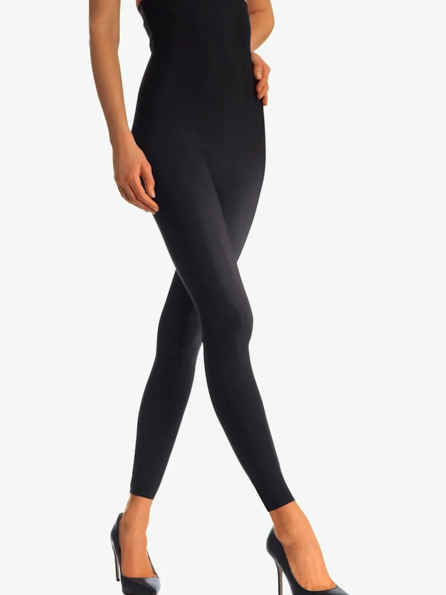 Legging taille haute à effet modelant et opaque