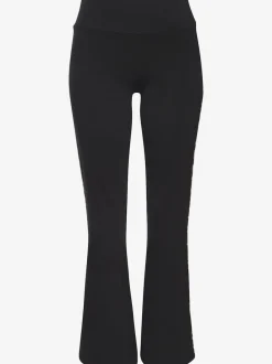 Legging évasé avec passepoil léopard latéral