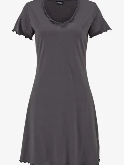 Lot de 2 chemises de nuit avec ourlets ondulés