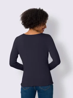 Lot de deux T-shirts légèrement cintrés en viscose douce