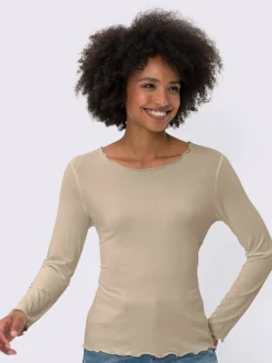 Lot de deux T-shirts légèrement cintrés en viscose douce
