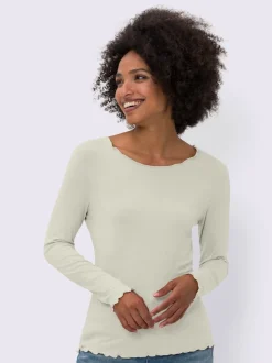Lot de deux T-shirts légèrement cintrés en viscose douce