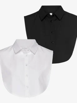 Lot de 2 faux cols pour un look professionnel