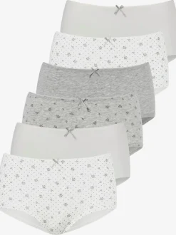Lot de 6 hipsters petite fleur