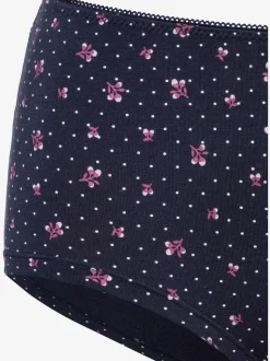 Lot de 6 hipsters petite fleur