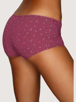 Lot de 6 hipsters petite fleur