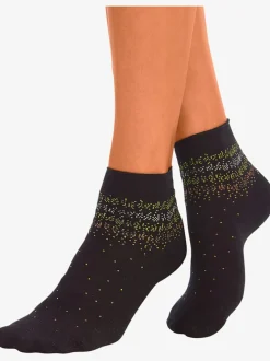 Lot de 7 paires de socquettes tendance pour femme h.i.s