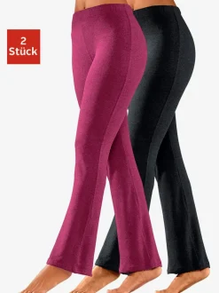 Lot de 2 panties basiques coupe évasée douce ceinture
