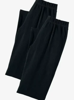 Lot de 2 panties basiques coupe évasée douce ceinture