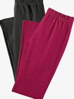 Lot de 2 panties basiques coupe évasée douce ceinture