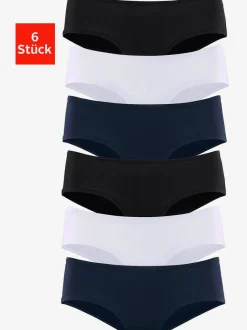 Lot de 6 panties hipster vivance