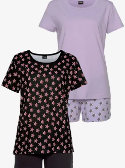 Lot de 2 pyjamas courts avec motif étoile