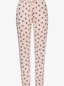 Lot de 2 pyjamas longs avec motif cœur