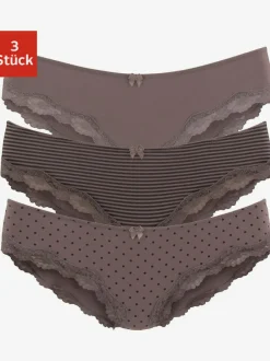 Lot de 3 slips bikini lascana