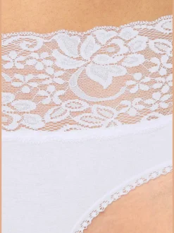 Lot de 3 slips en dentelle vivance