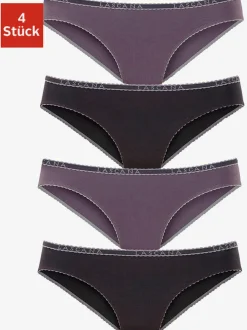 Lot de 4 slips lascana